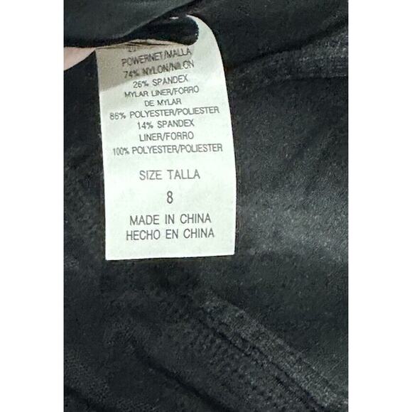 GREAT LENGTHS BLACK TIE FRONT SWIM ONE PIECE SWIMSUIT SIZE 8 FRINGE $78 New! - Picture 5 of 6